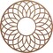 Ekena Millwork Cannes Wood Fretwork Pierced Ceiling Medallion, Walnut, 22"OD x 7 1/2"ID x 1/4"T CMWP22X22X0250CNWA - alternate 1